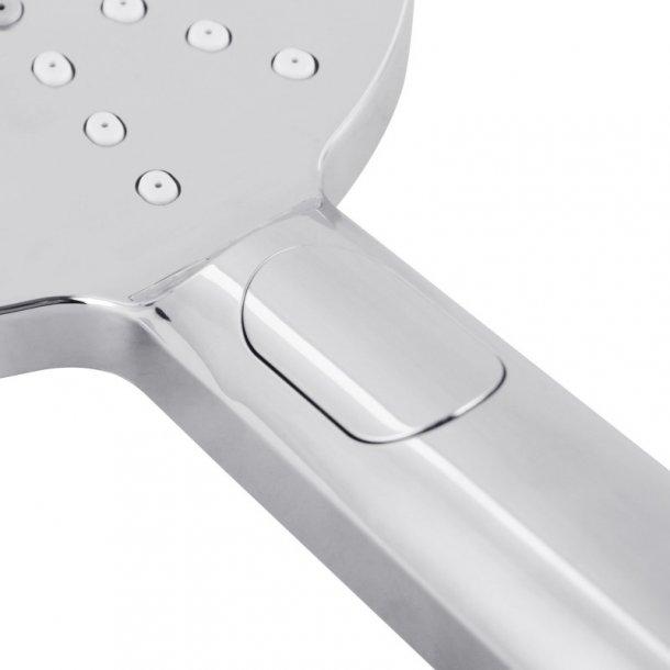 Round Chrome ABS 3 Function Handheld Shower Only