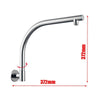 Pentro Chrome Swivel Wall Mounted Shower Arm