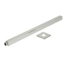 Cavallo Chrome Square Ceiling Shower Arm 600mm