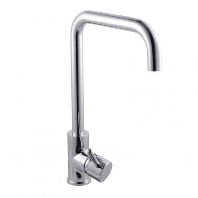 Round Chrome Swivel Kitchen Sink Mixer Tap