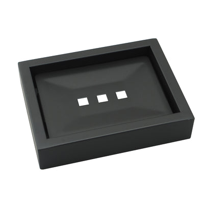 Cavallo Matte Black Soap Dish Holder