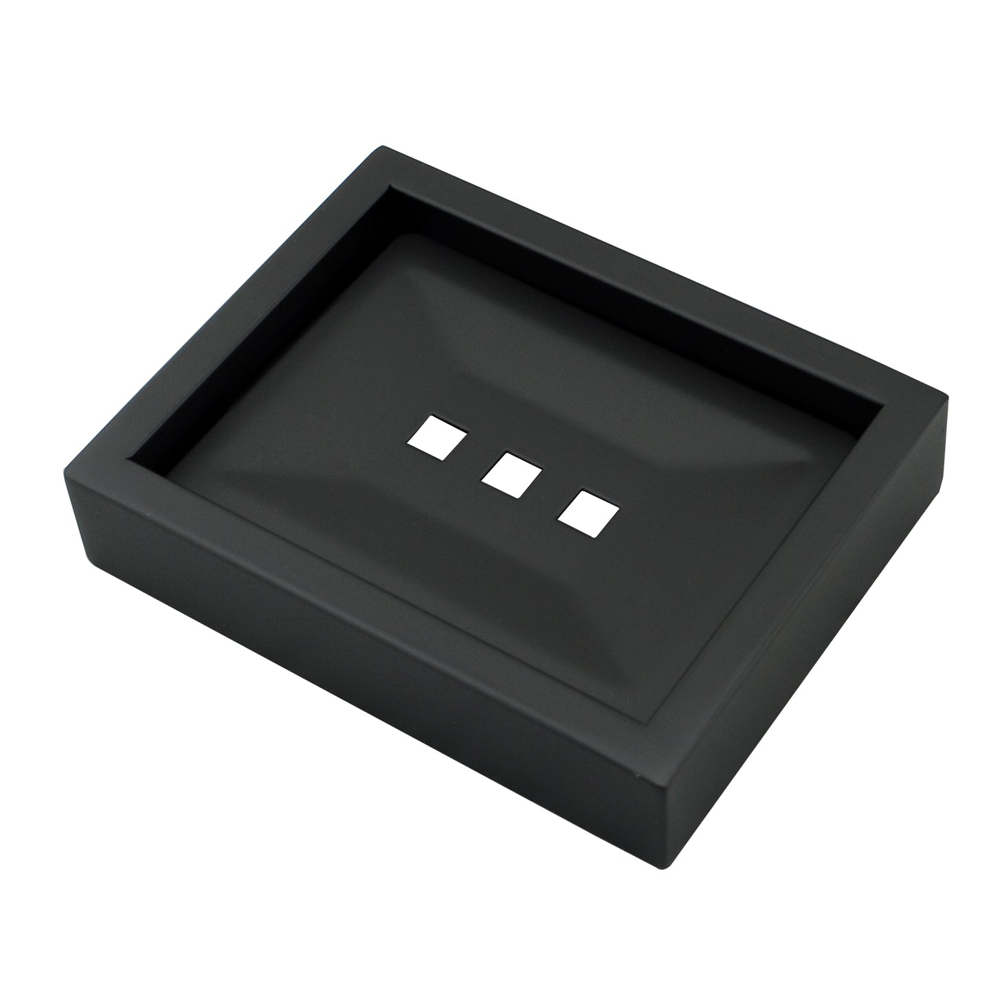 Cavallo Matte Black Soap Dish Holder