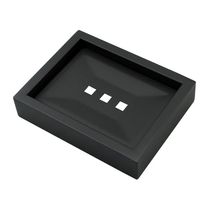 Cavallo Matte Black Soap Dish Holder