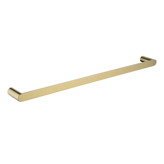 Esperia Brushed Yellow Gold Single Towel Rail 600mm