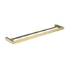 Esperia Brushed Yellow Gold Double Towel Rail 600mm