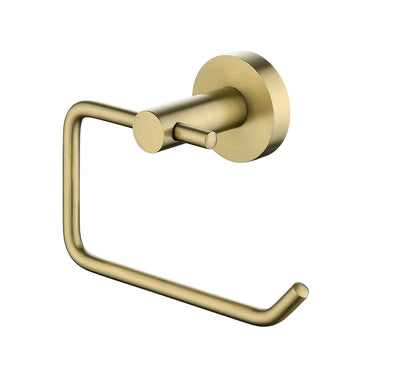 Pentro Brushed Yellow Gold Toilet Roll Holder