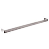 Cavallo Brushed Nickel Square Single Towel Rail 800mm