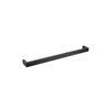 Cavallo Matte Black Square Single Towel Rail 600mm