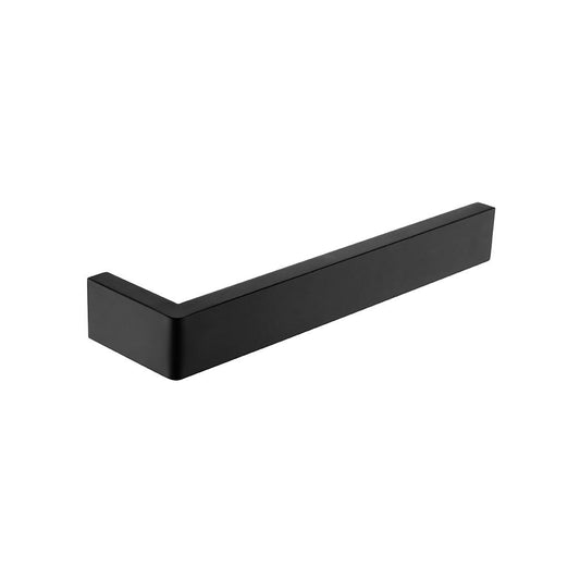 Cavallo Matte Black Square Towel Ring 200mm