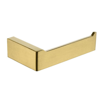 Cavallo Brushed Yellow Gold Square Towel Ring