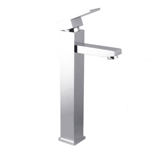 Cavallo Chrome Square Tall Basin Mixer