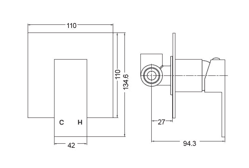 BTD3105 — Shower Mixer