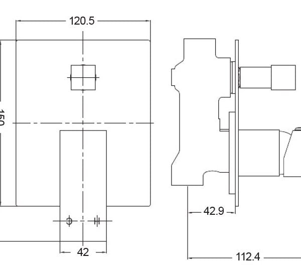 BTD3106 — Shower Mixer With Diverter