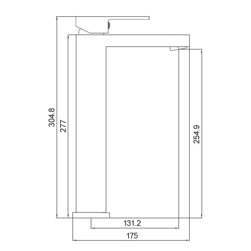 BTT3102 — High Basin Mixer