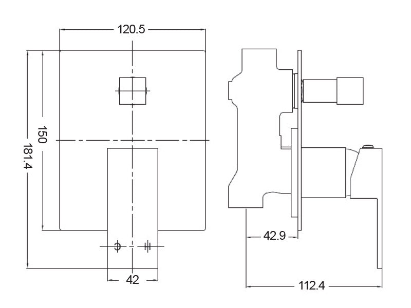 BTT3106 — Shower Mixer With Diverter