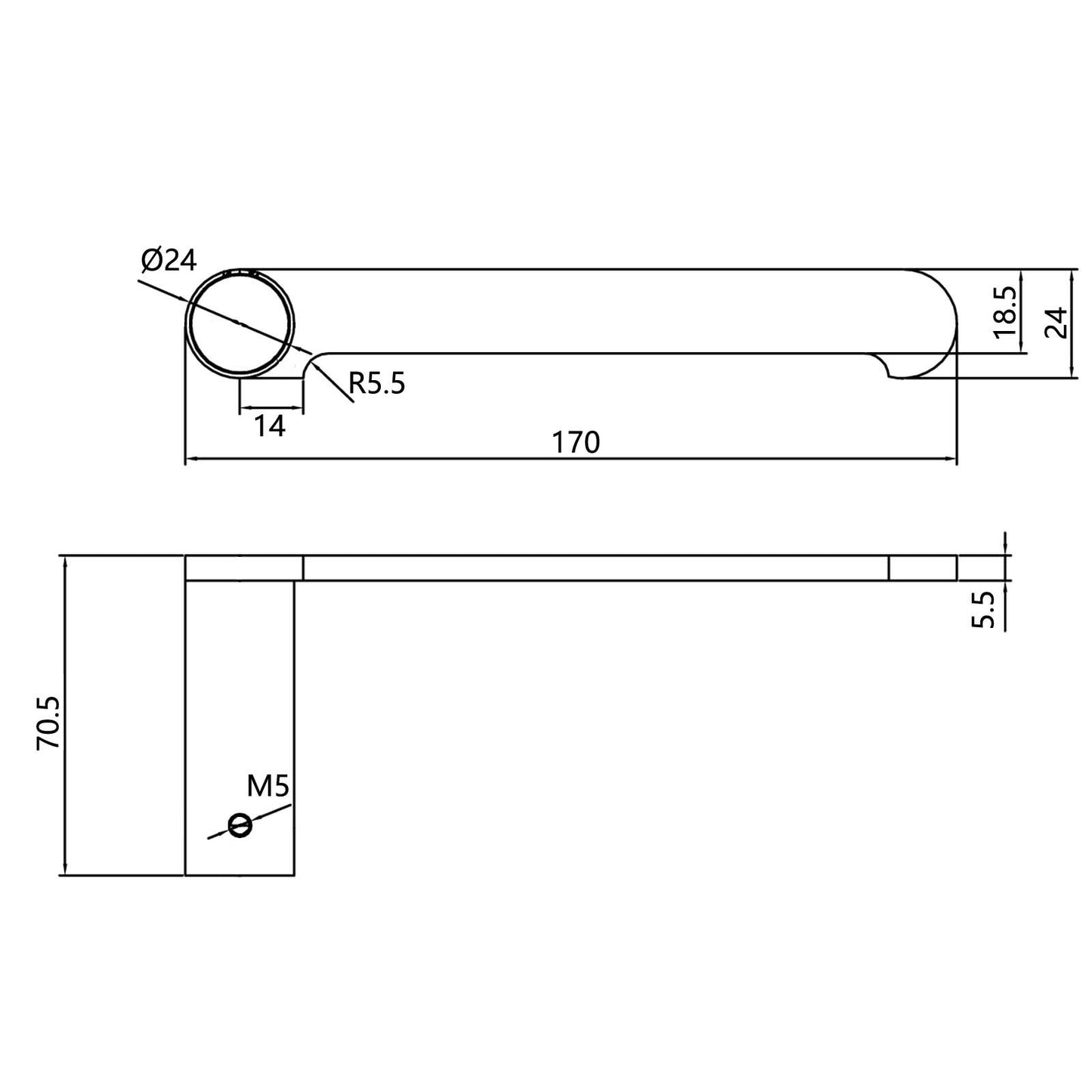 Esperia Chrome Tall Basin Mixer