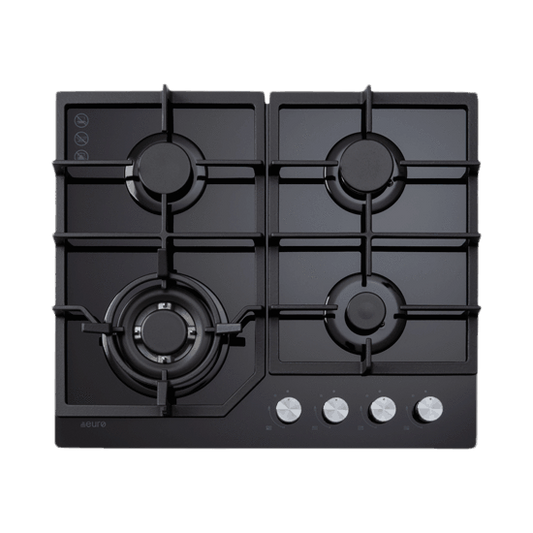 ECT600GBK – 60cm Gas on Glass Cooktop