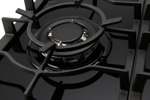 ECT900GBK – 90cm Gas on Glass Cooktop