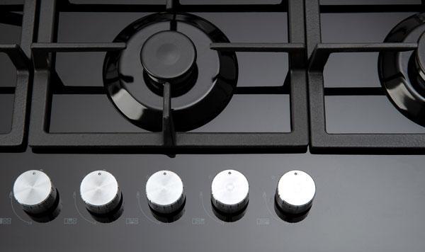 ECT900GBK – 90cm Gas on Glass Cooktop