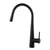 Pentro Matte Black Round Pull Out Kitchen Mixer