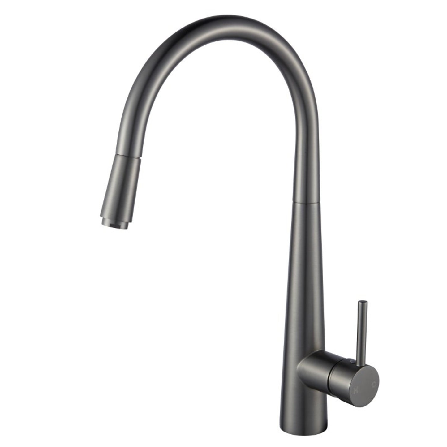 Pentro Gun Metal Grey Pull Out Kitchen Mixer