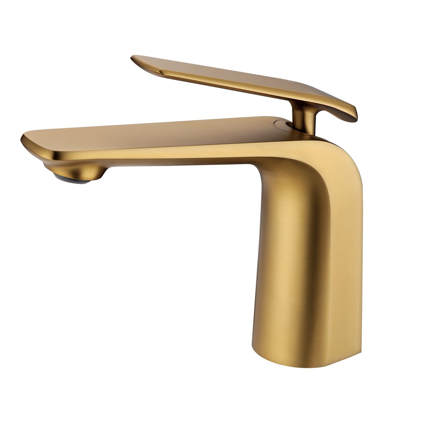 Esperia Brushed Yellow Gold Basin Mixer