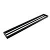 Cavallo Matte Black Square Double Towel Rail 600mm