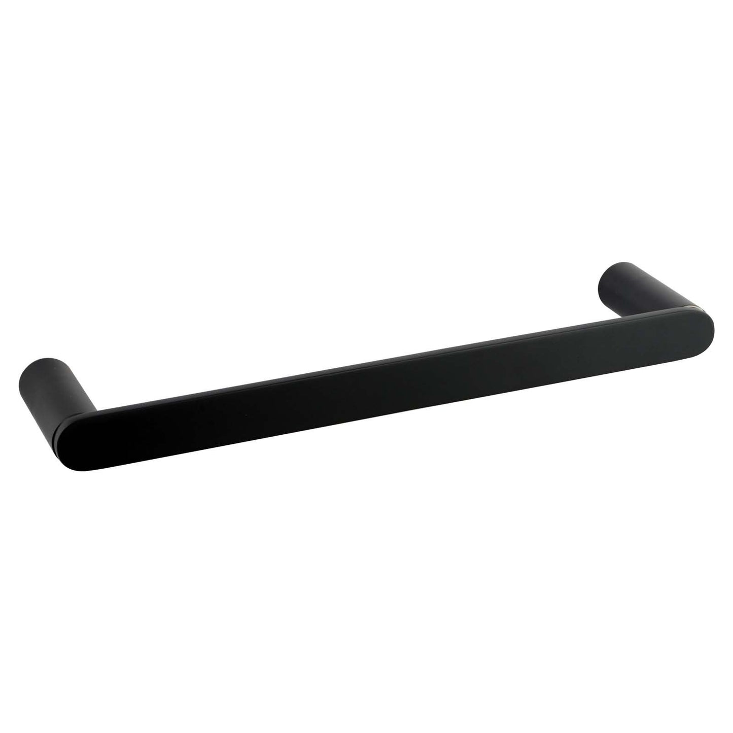 Esperia Matte Black Towel Ring 300mm