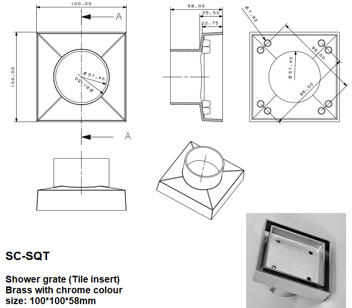 SHOWER GRATE