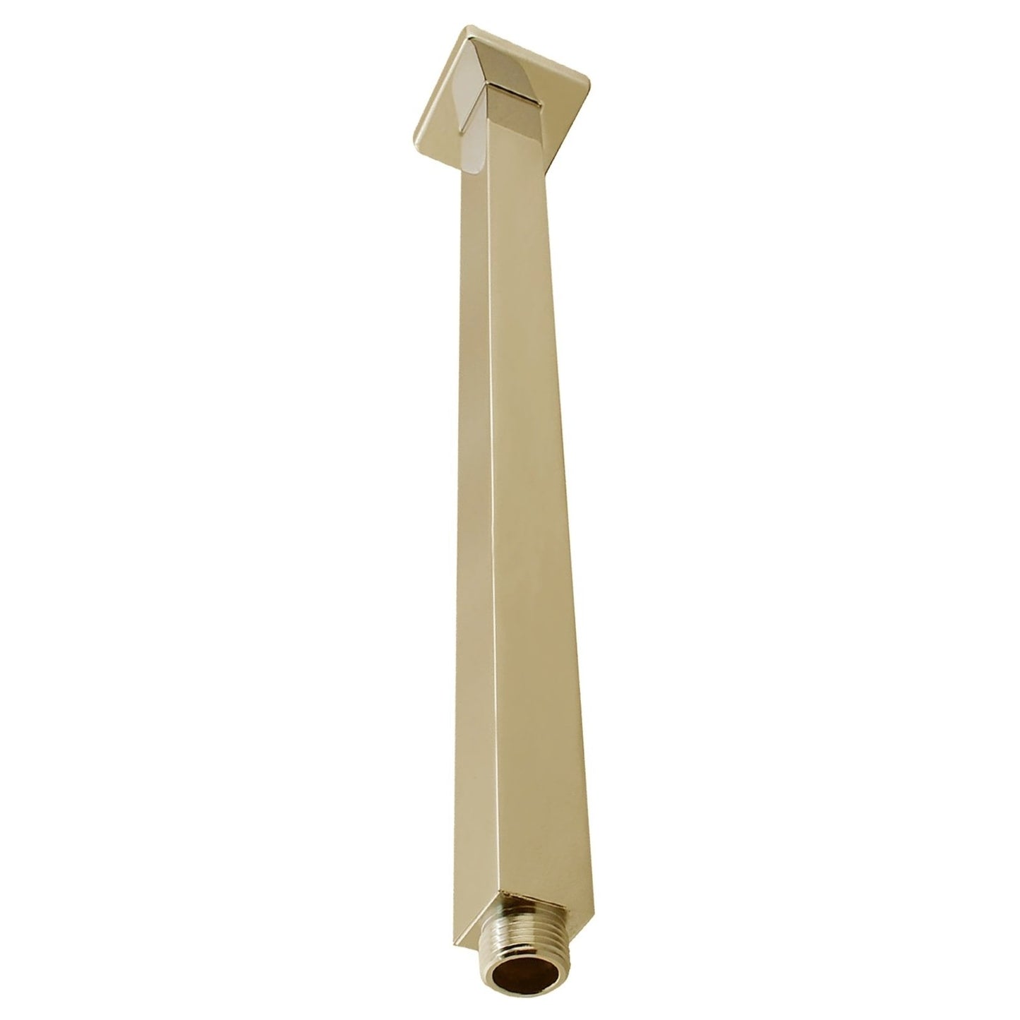 Cavallo Brushed Yellow Gold Square Ceiling Shower Arm 400mm