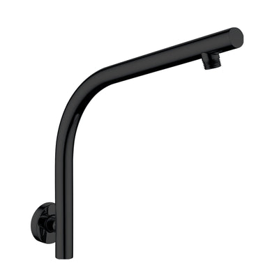 Pentro Matte Black Swivel Wall Mounted Shower Arm