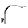 Cavallo Brushed Nickel Gooseneck Wall Mounted Shower Arm