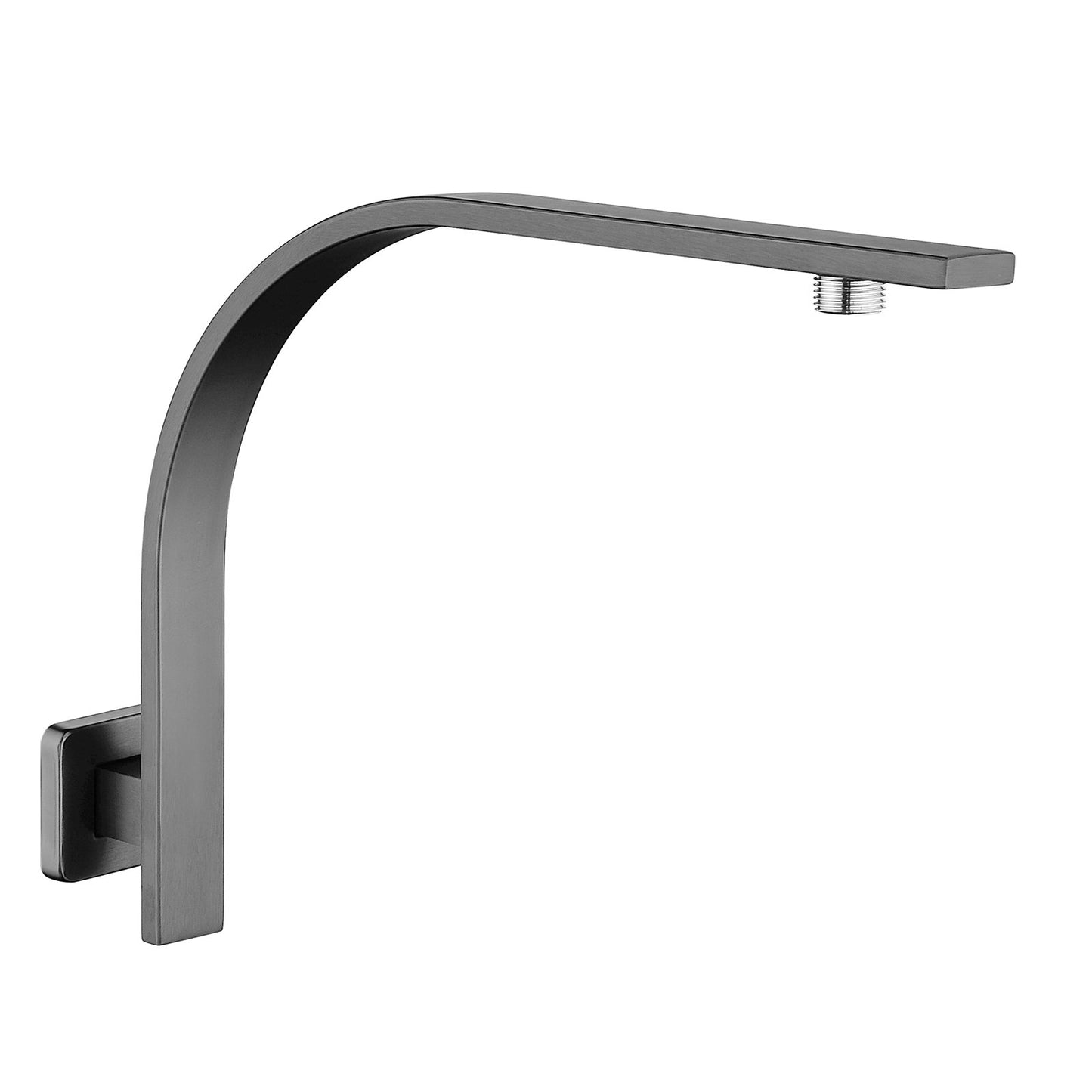 Cavallo Gun Metal Grey Gooseneck Wall Mounted Shower Arm