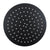 Pentro 250mm Matte Black Round Ultra-thin Shower Head