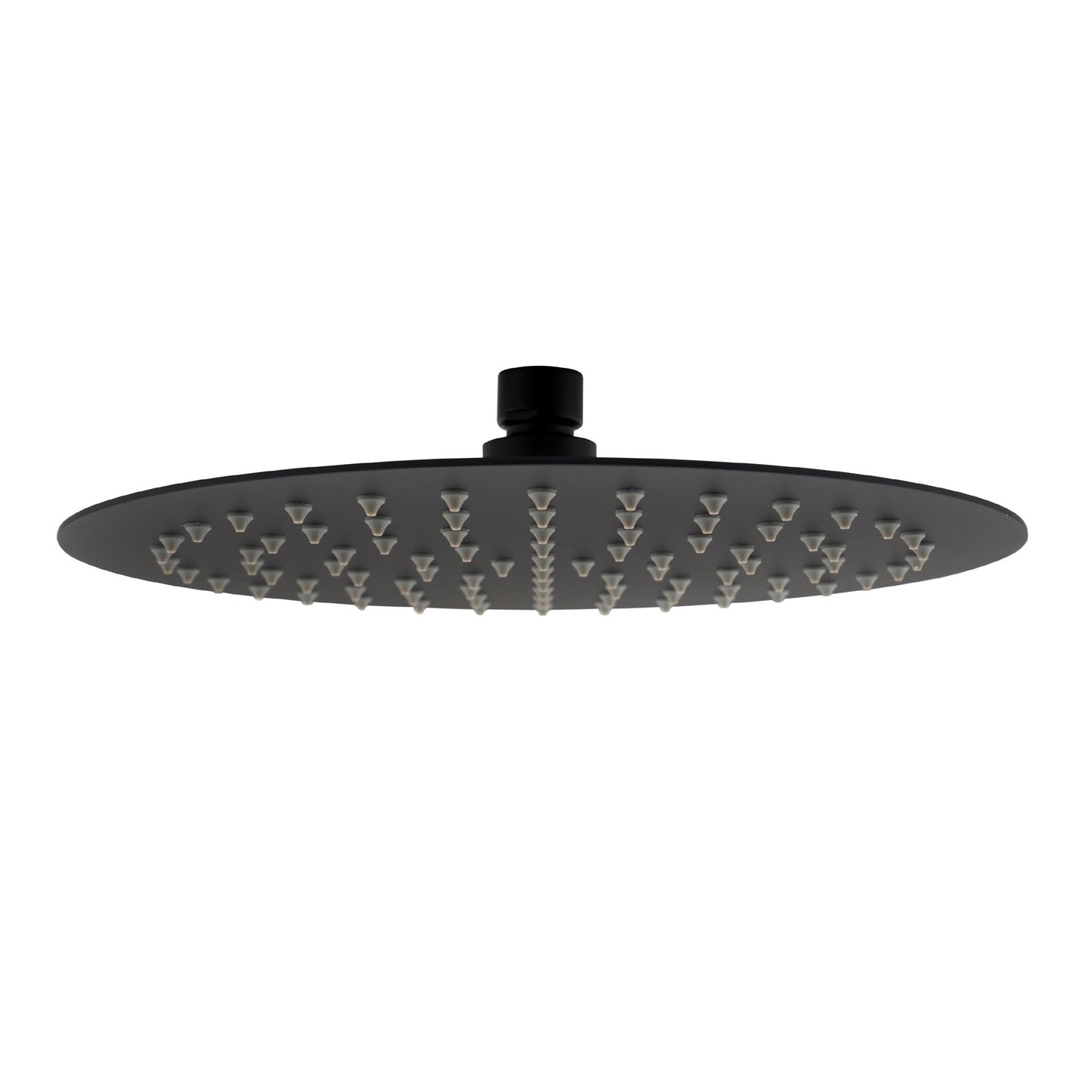 Pentro 250mm Matte Black Round Ultra-thin Shower Head