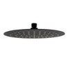 Pentro 250mm Matte Black Round Ultra-thin Shower Head