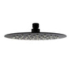 Pentro 200mm Matte Black Round Ultra-thin Shower Head