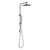 Pentro 250mm Brushed Nickel Round Handheld Shower Station