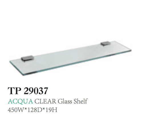 ACQUA Clear Glass Shelf