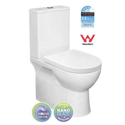 T6016 — Back to Wall RIMLESS Toilet Suite