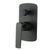 Esperia Matte Black Wall Mixer with Diverter