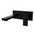 Cavallo Matte Black Bathtub/Basin Wall Mixer With Spout