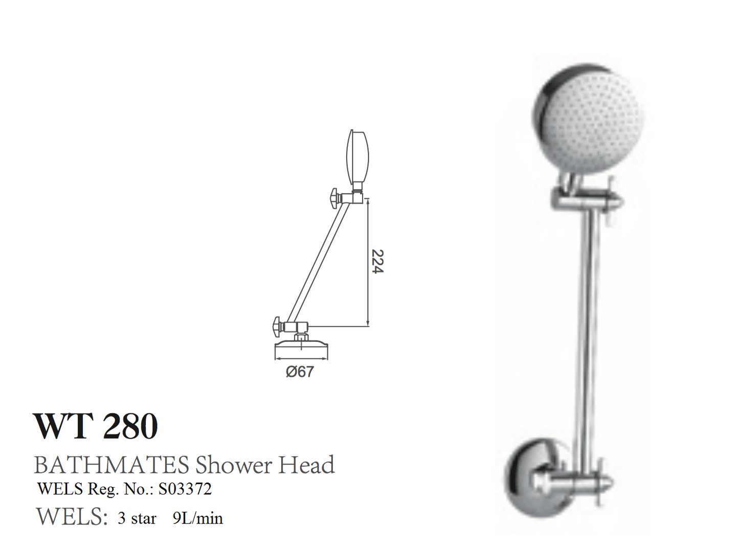 BATHMATES SHOWER HEADS