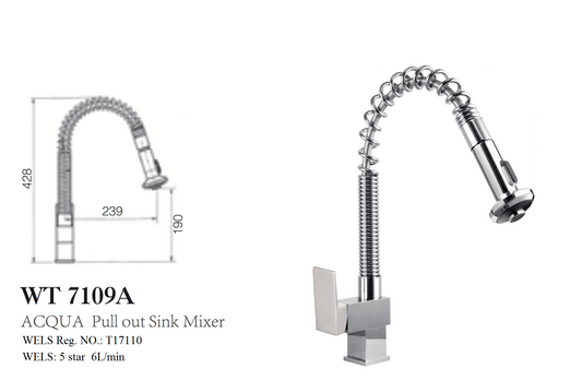 ACQUA PULL OUT SINK MIXER