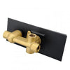 Black Shower/Bath Mixer Diverter Long Cover