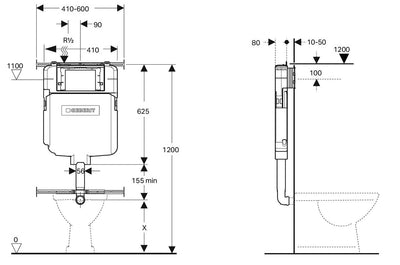 GBT-795-CC – Geberit Concealed Cistern