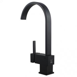 Gooseneck Matte Black Kitchen Sink Mixer Tap