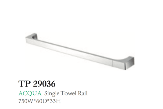 ACQUA Single Towel Rail